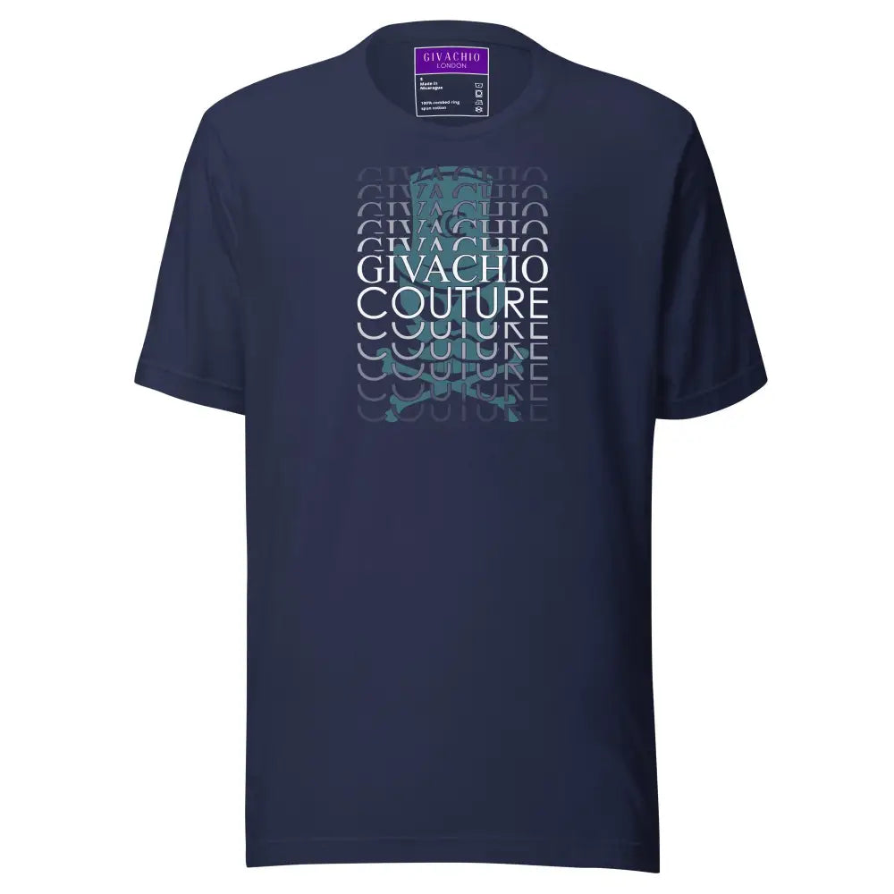 Black Casual Skull knot T-Shirt - Navy / S - T-Shirts