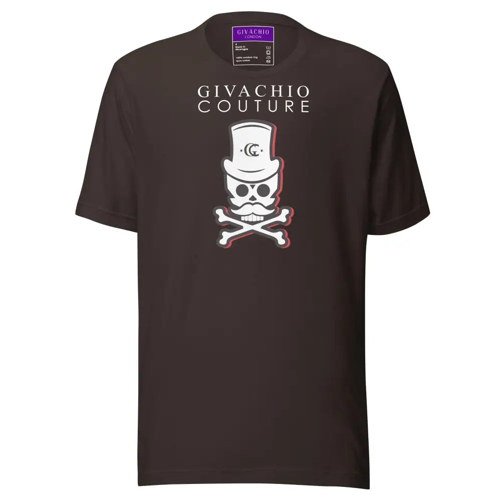 Black Cherry Skull T-Shirt - Brown / S - T-Shirts