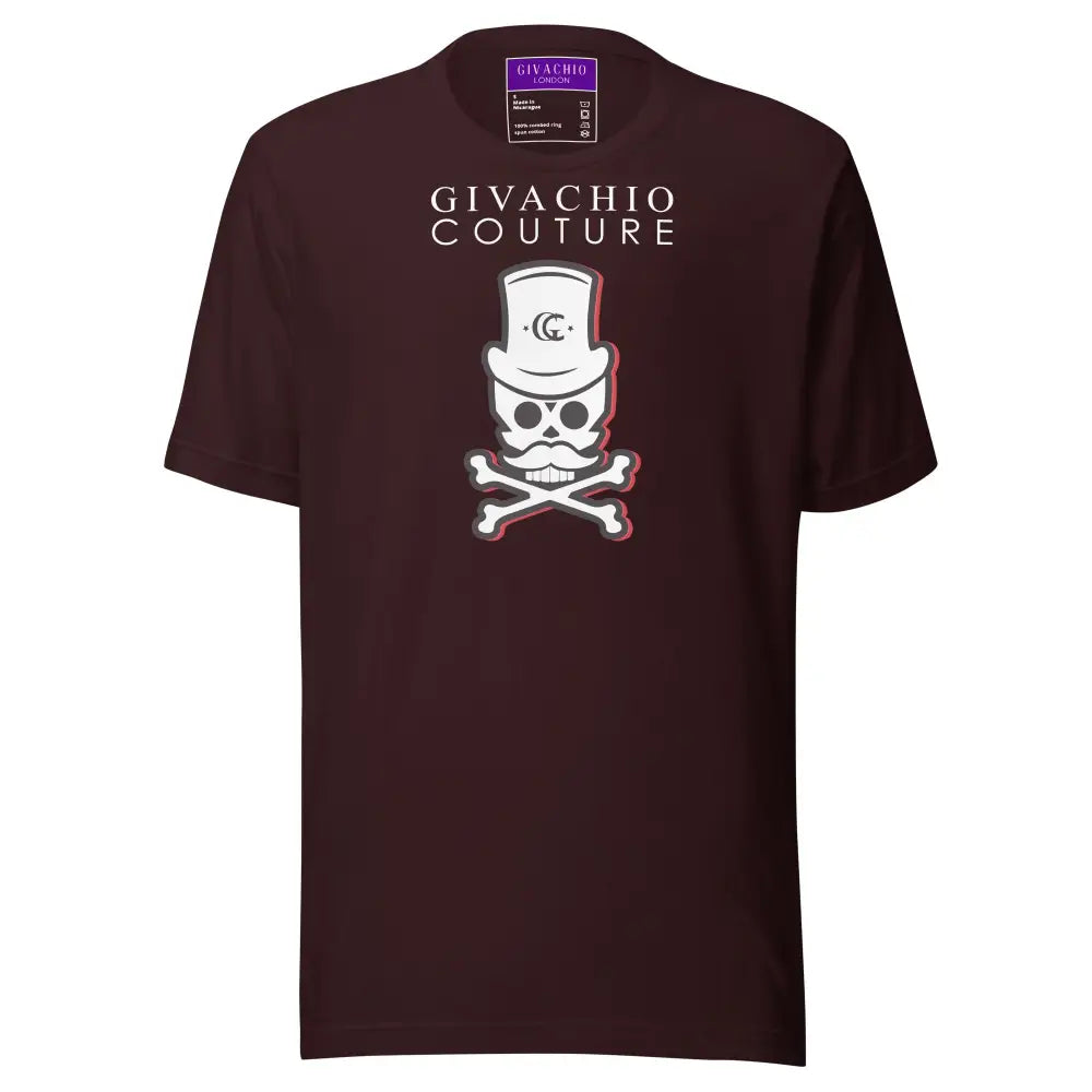 Black Cherry Skull T-Shirt - Oxblood / S - T-Shirts