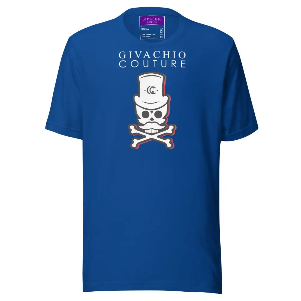 Black Cherry Skull T-Shirt - True Royal / S - T-Shirts