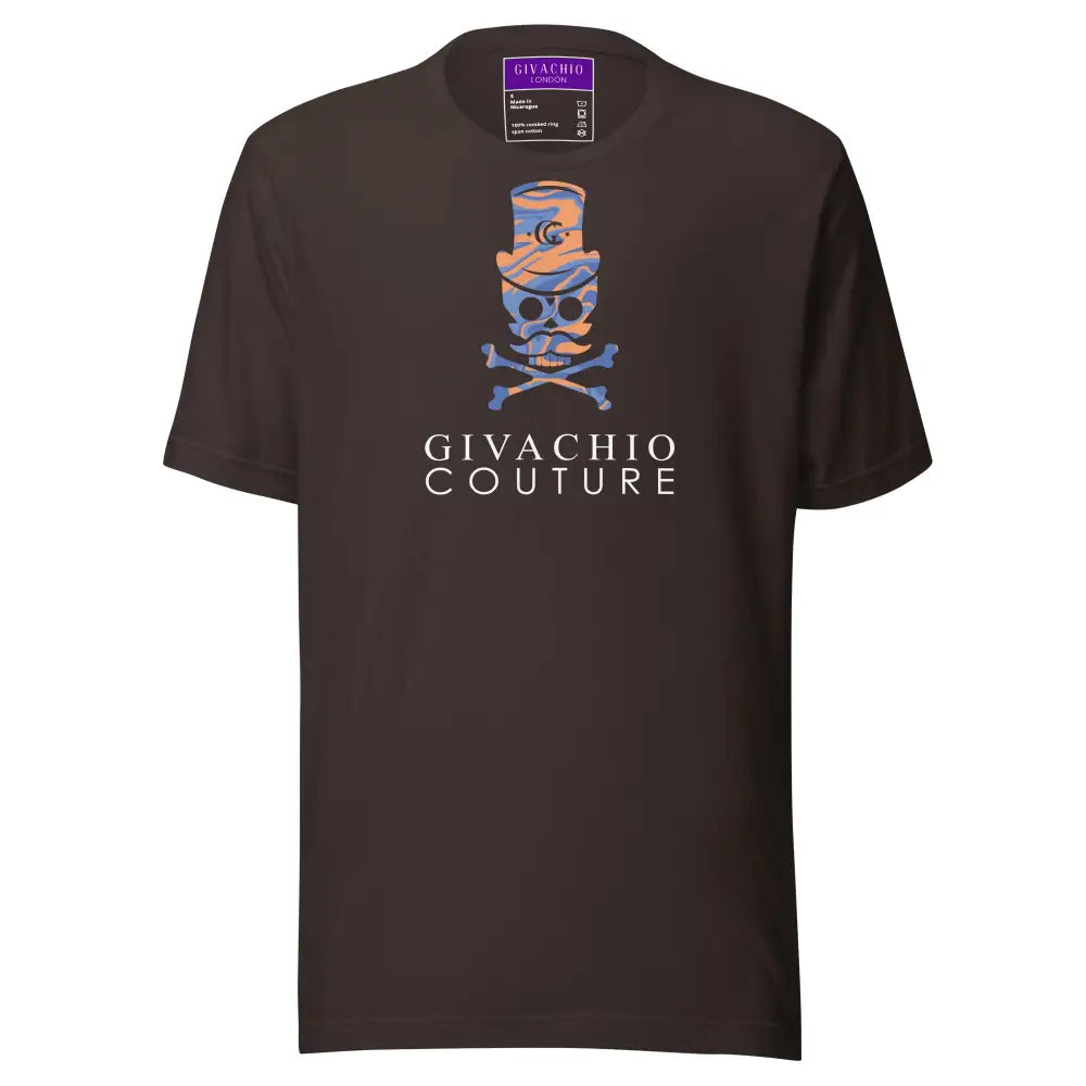 Dab Skull T-Shirt - Brown / S - T-Shirts
