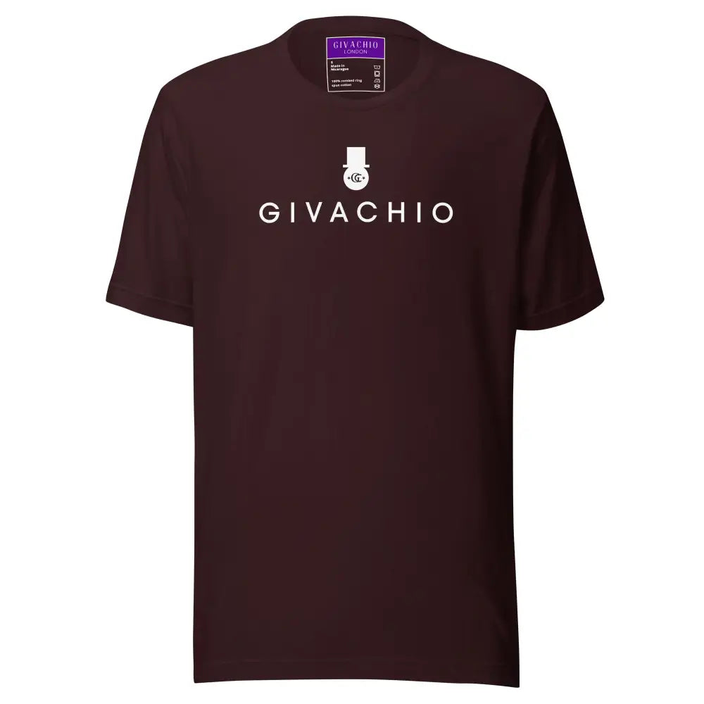 G Hat Man T-Shirt - Oxblood Black / S - T-Shirts