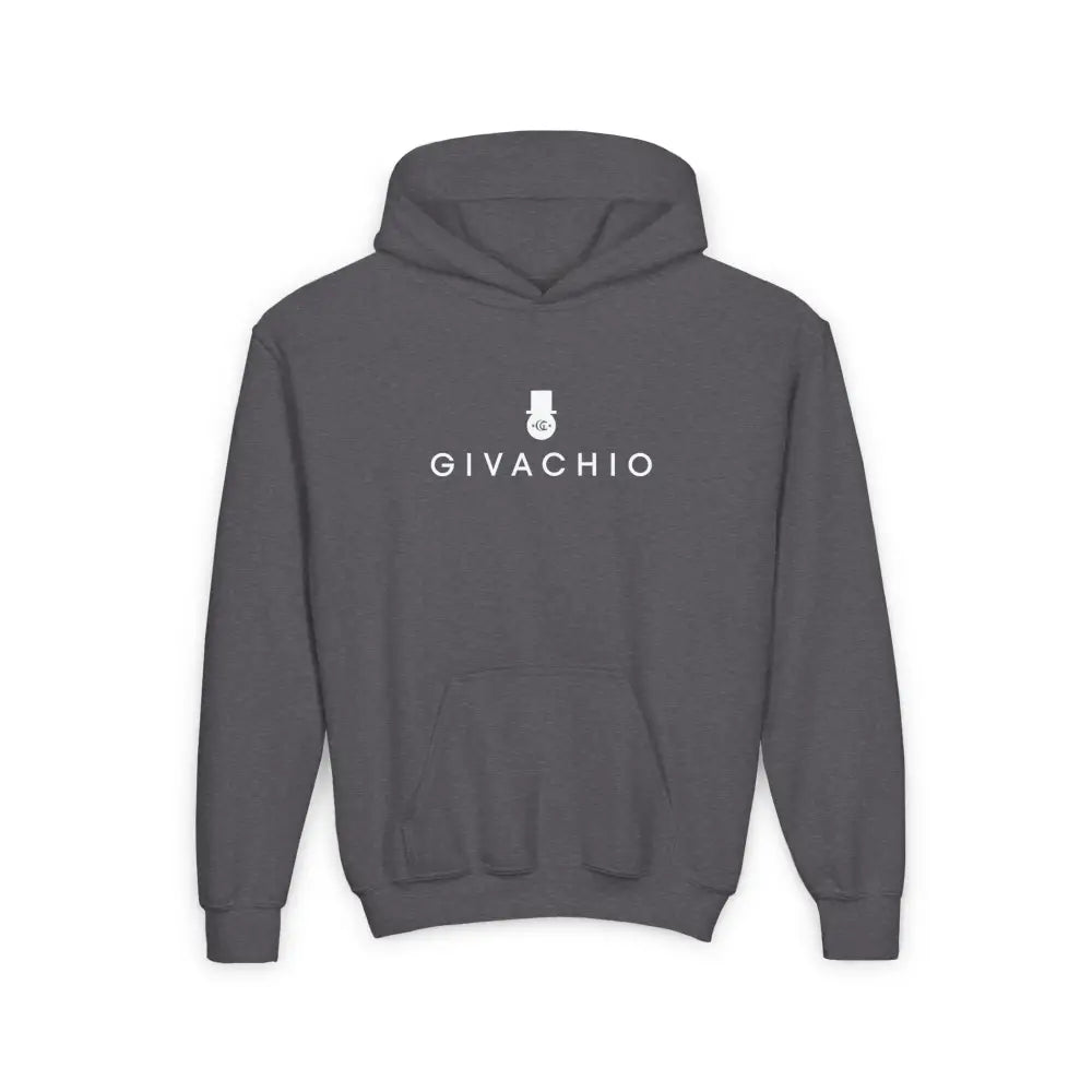 G Hat Man Youth Hoodie - S / Dark Heather - Kids clothes