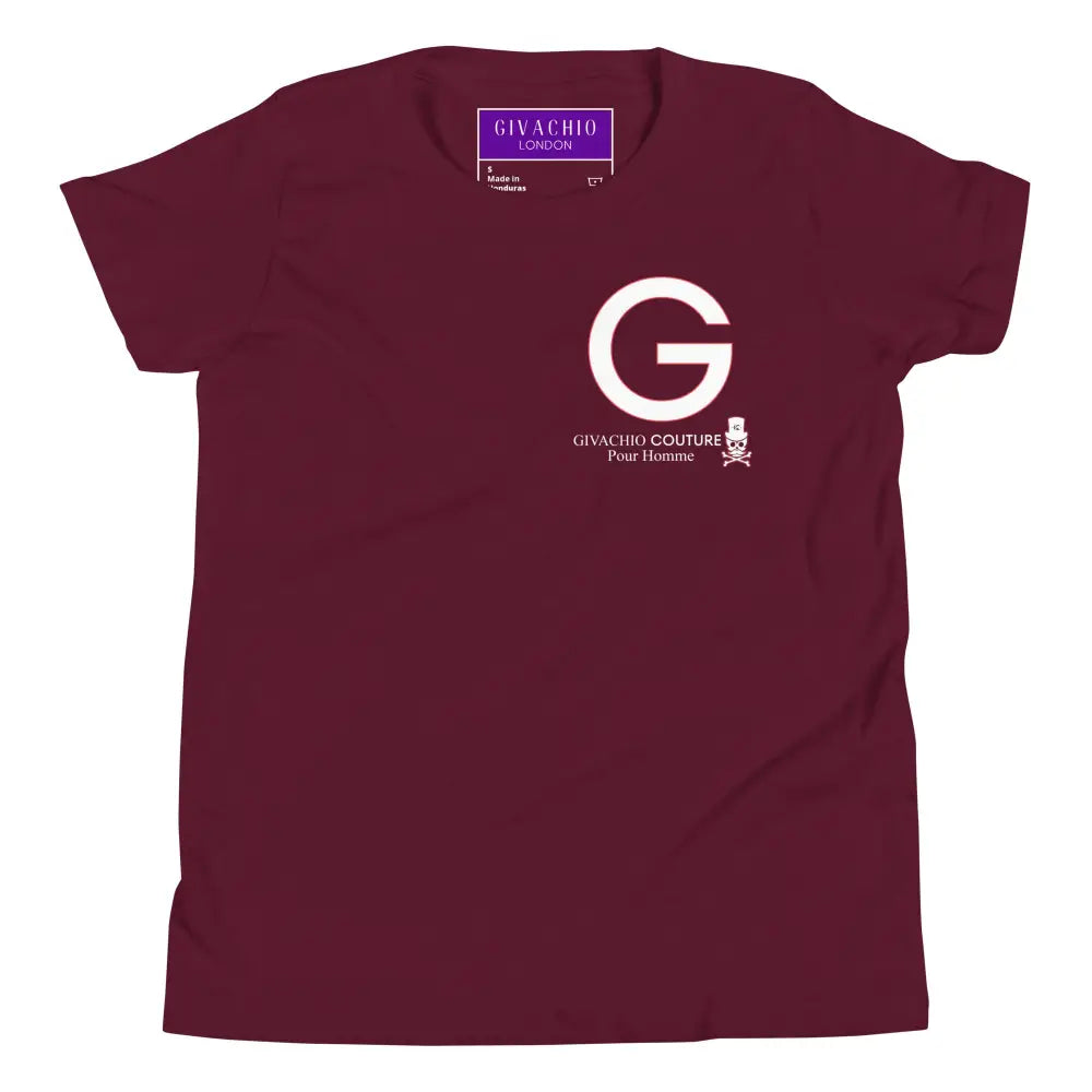 G Homme Youth T-Shirt - Maroon / S