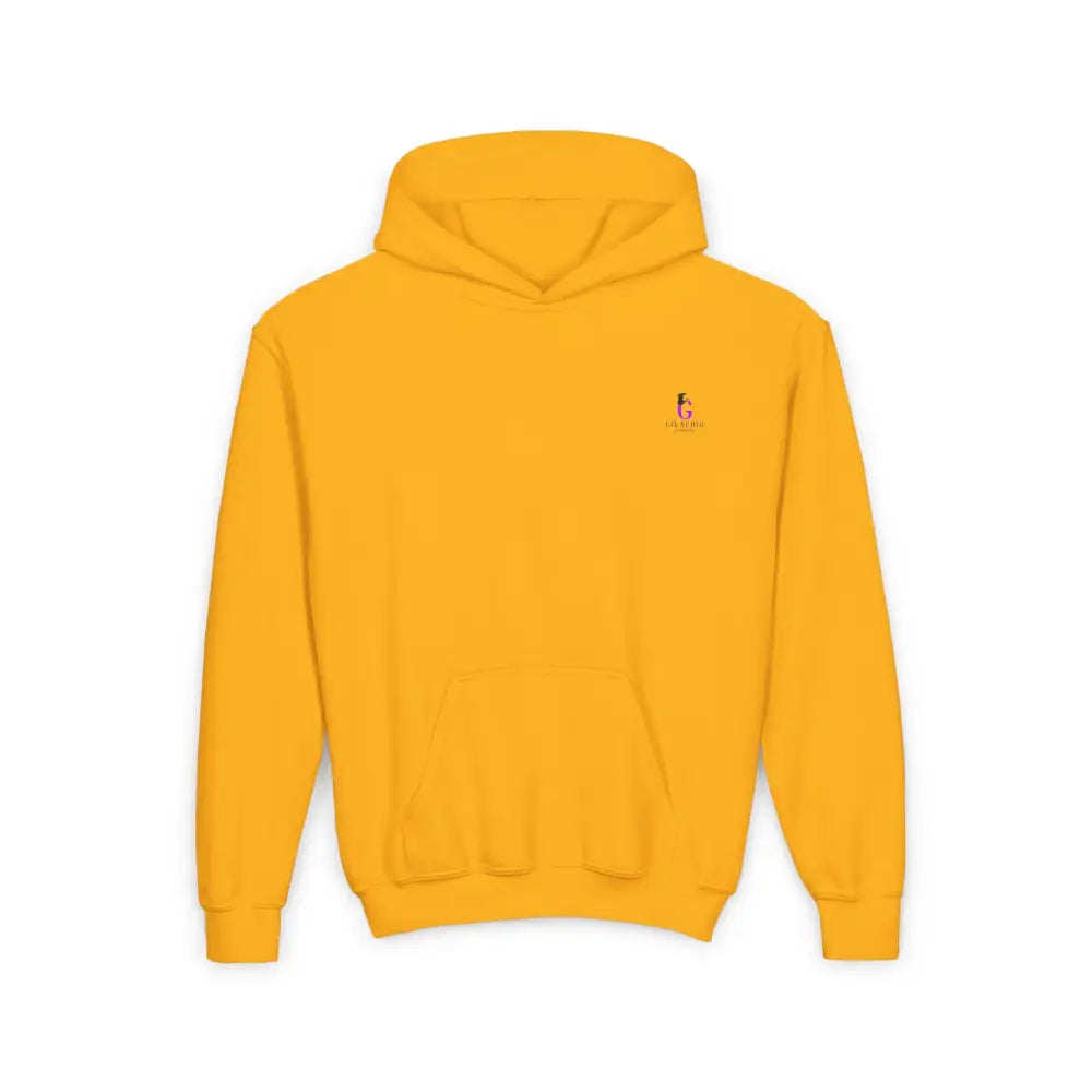 G Swish Hat Purple Youth Hoodie - S / Gold - Kids clothes