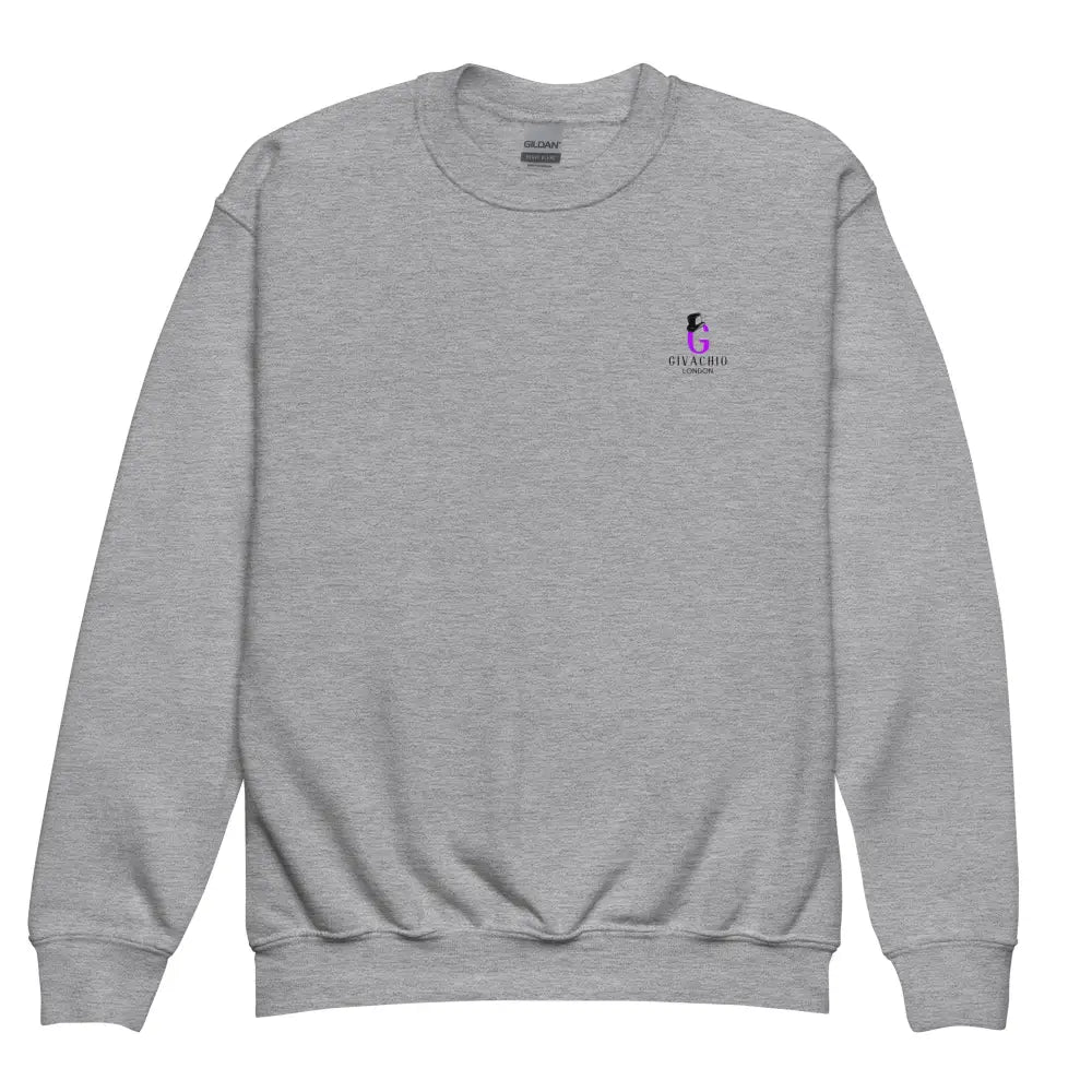 G Swish Hat Purple Youth Sweatshirt - Sport Grey / XS