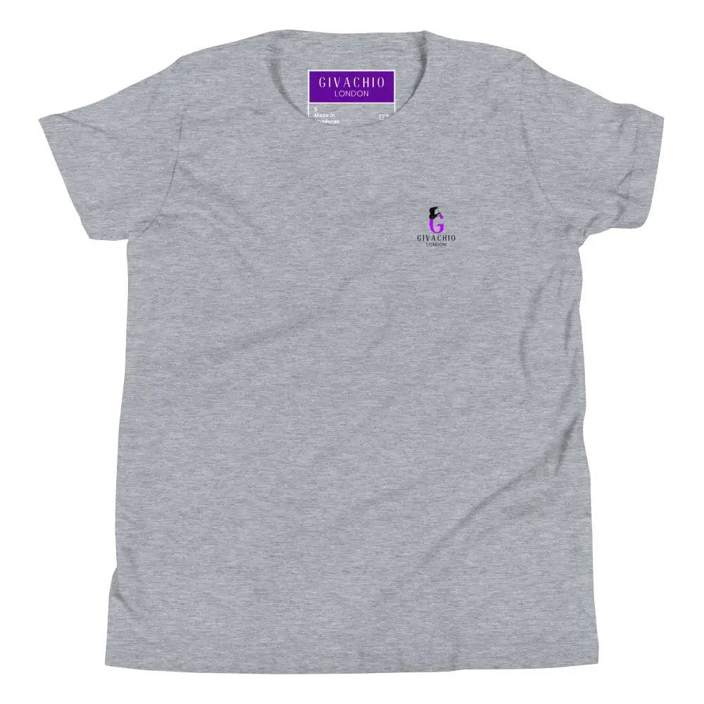 G Swish Hat Purple Youth T-Shirt - Athletic Heather / S