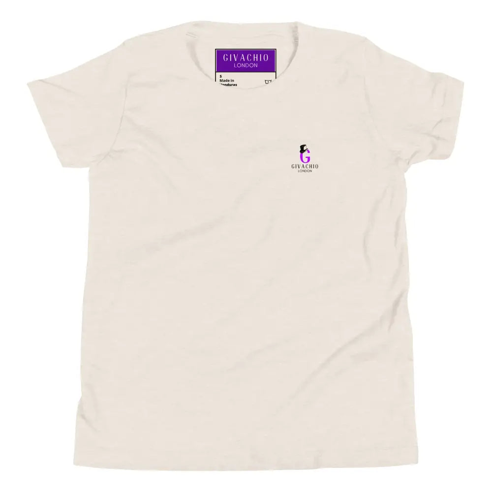 G Swish Hat Purple Youth T-Shirt - Heather Dust / S