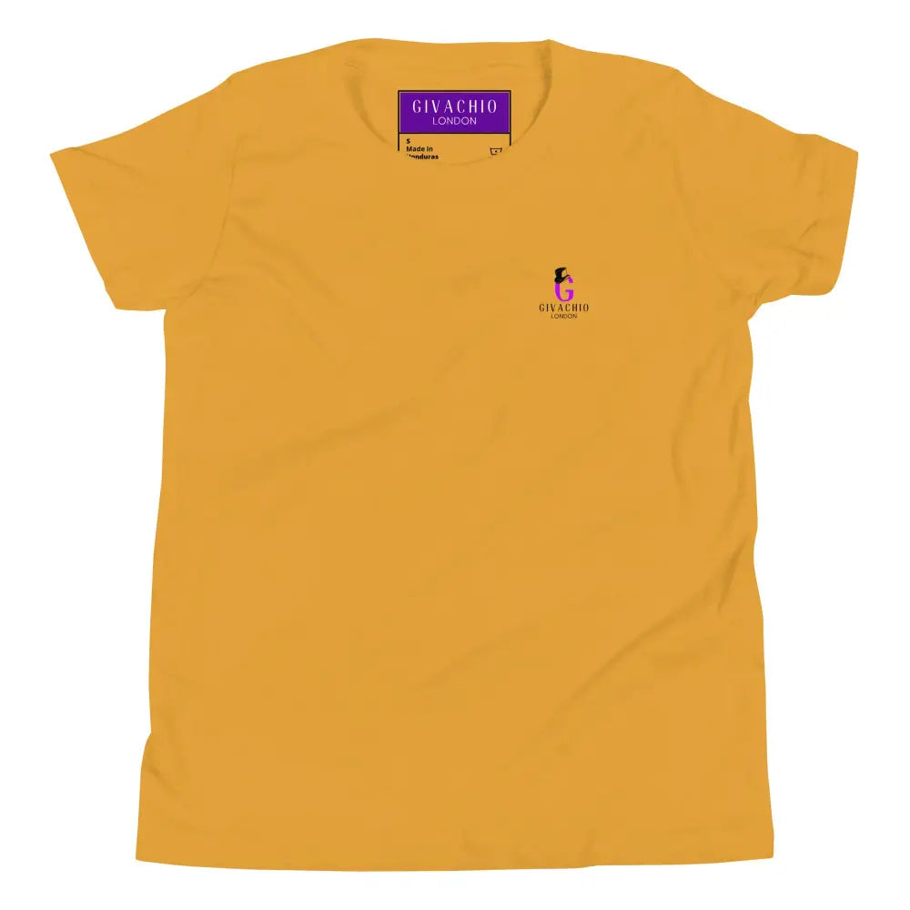 G Swish Hat Purple Youth T-Shirt - Mustard / S