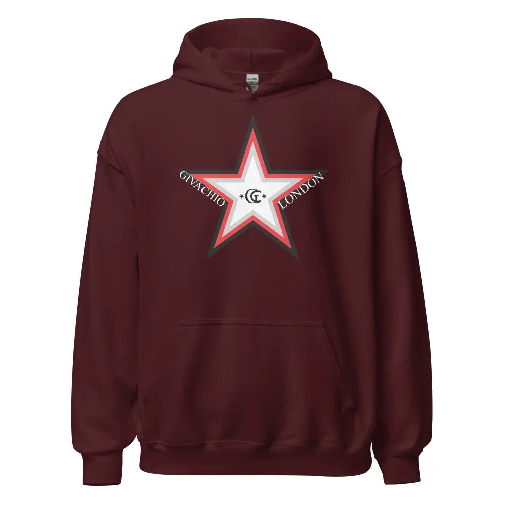 GL Star Up Hoodie - Maroon / S