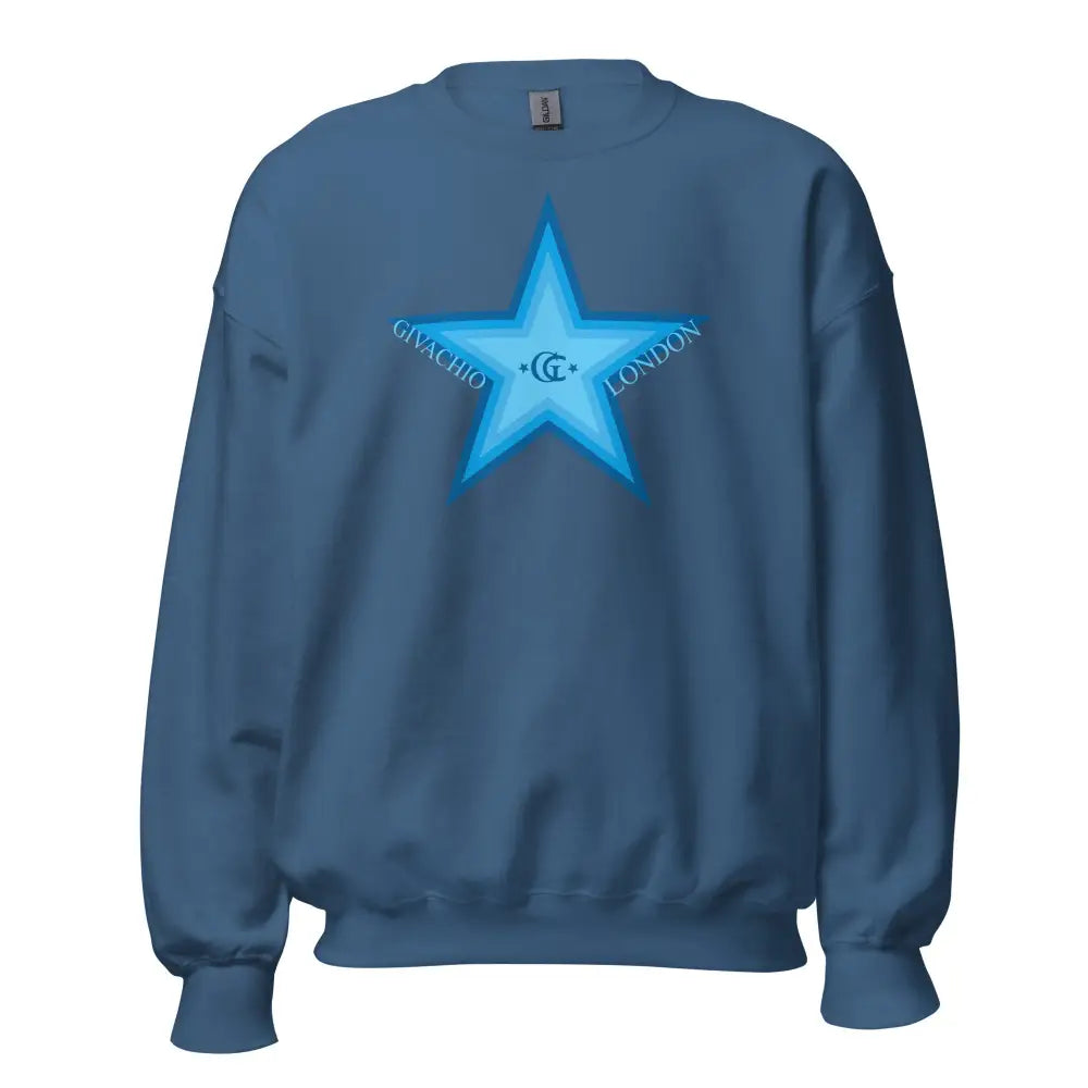 GL Star Up Sweatshirt - Indigo Blue / S
