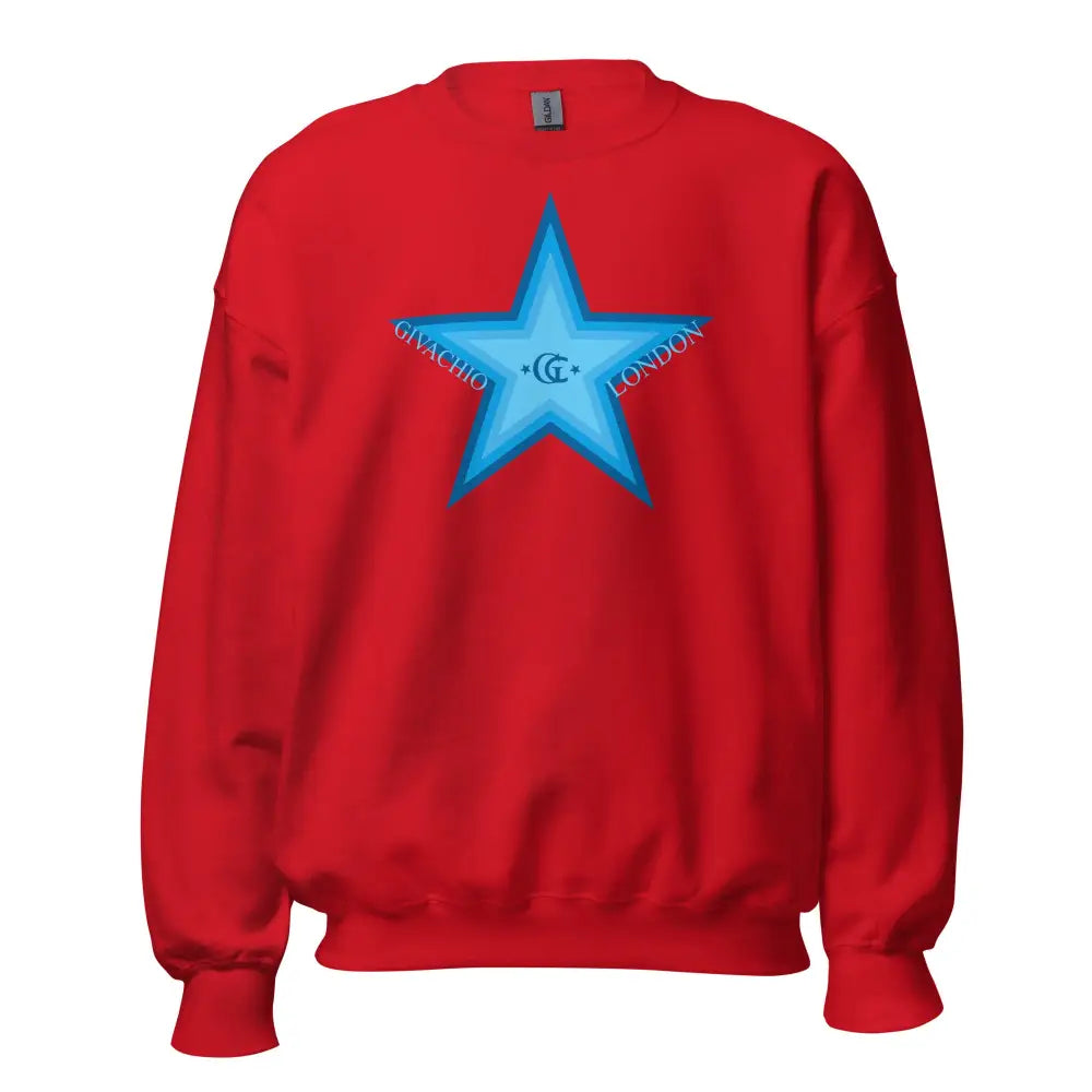 GL Star Up Sweatshirt - Red / S