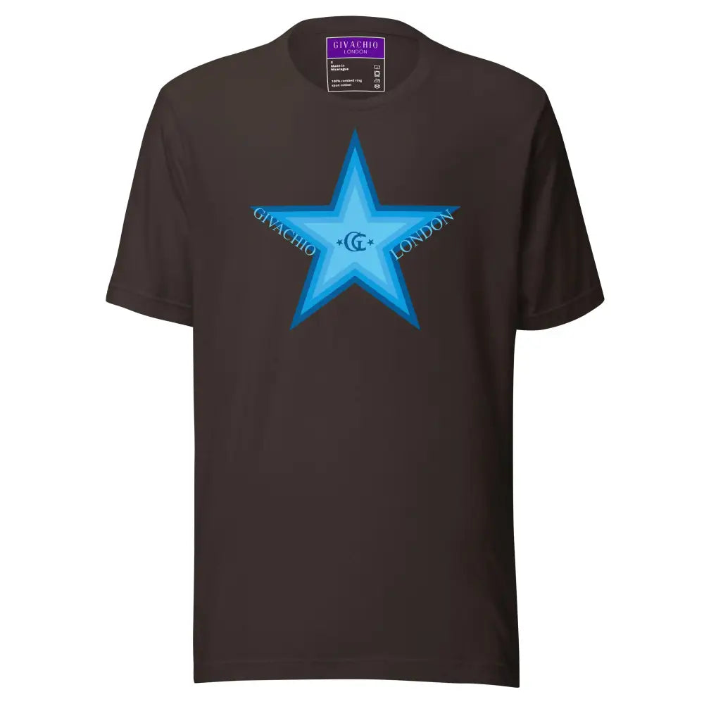 GL Star Up T-Shirt - Brown / S - T-Shirts