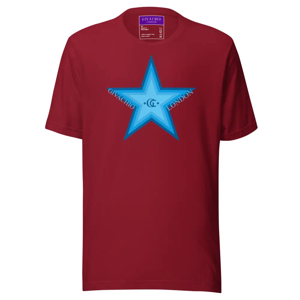GL Star Up T-Shirt - Cardinal / XS - T-Shirts