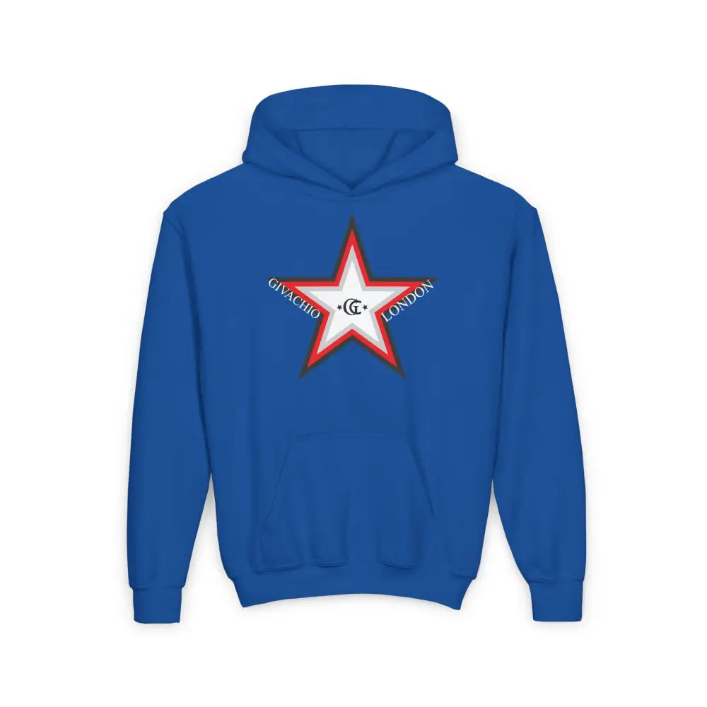 GL Star Up Youth Hoodie - S / Royal - Kids clothes