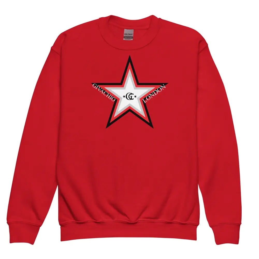 GL Star Up Youth Sweatshirt - Red / XS