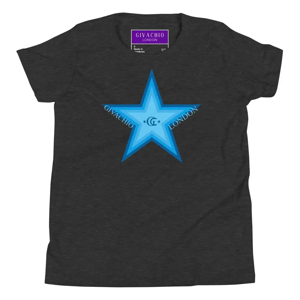 GL Star Up Youth T-Shirt - Dark Grey Heather / S