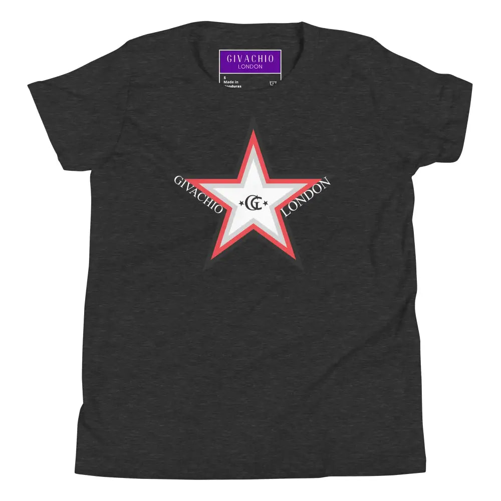 GL Star Up Youth T-Shirt - Dark Grey Heather / S