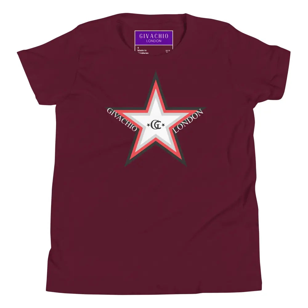GL Star Up Youth T-Shirt - Maroon / S