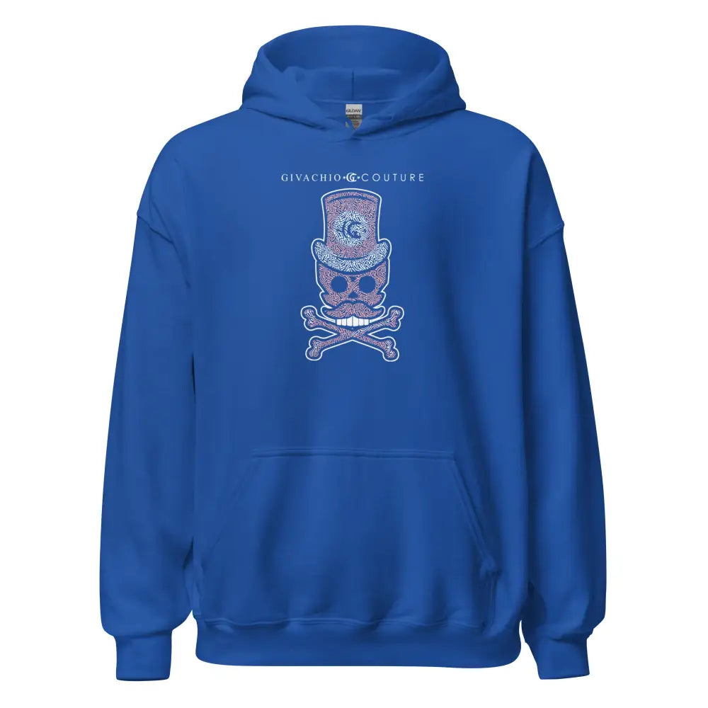 Memorable Pinky Bone Skull Hoodie - Royal / S