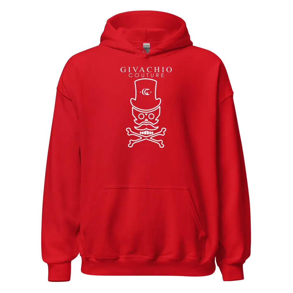 Noir Skull Hoodie - Red / S