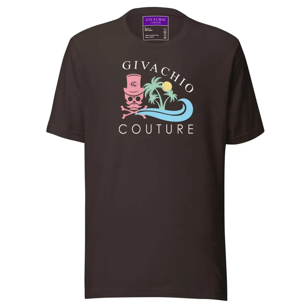 Skull Island T shirt - Brown / S - T-Shirts