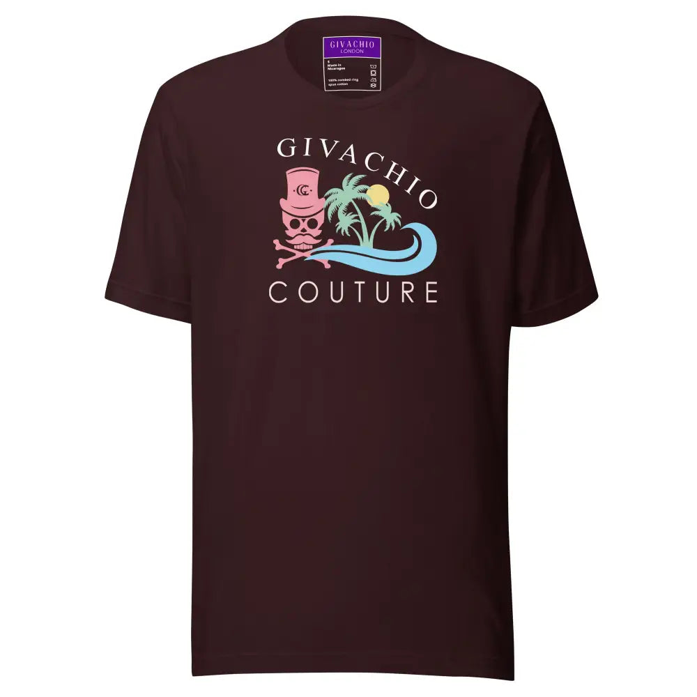 Skull Island T shirt - Oxblood Black / S - T-Shirts