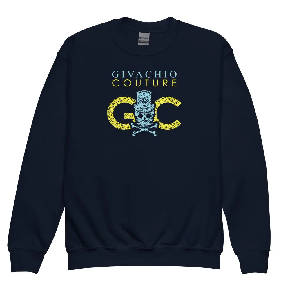 Skullviva Youth Sweatshirt - Navy / XS