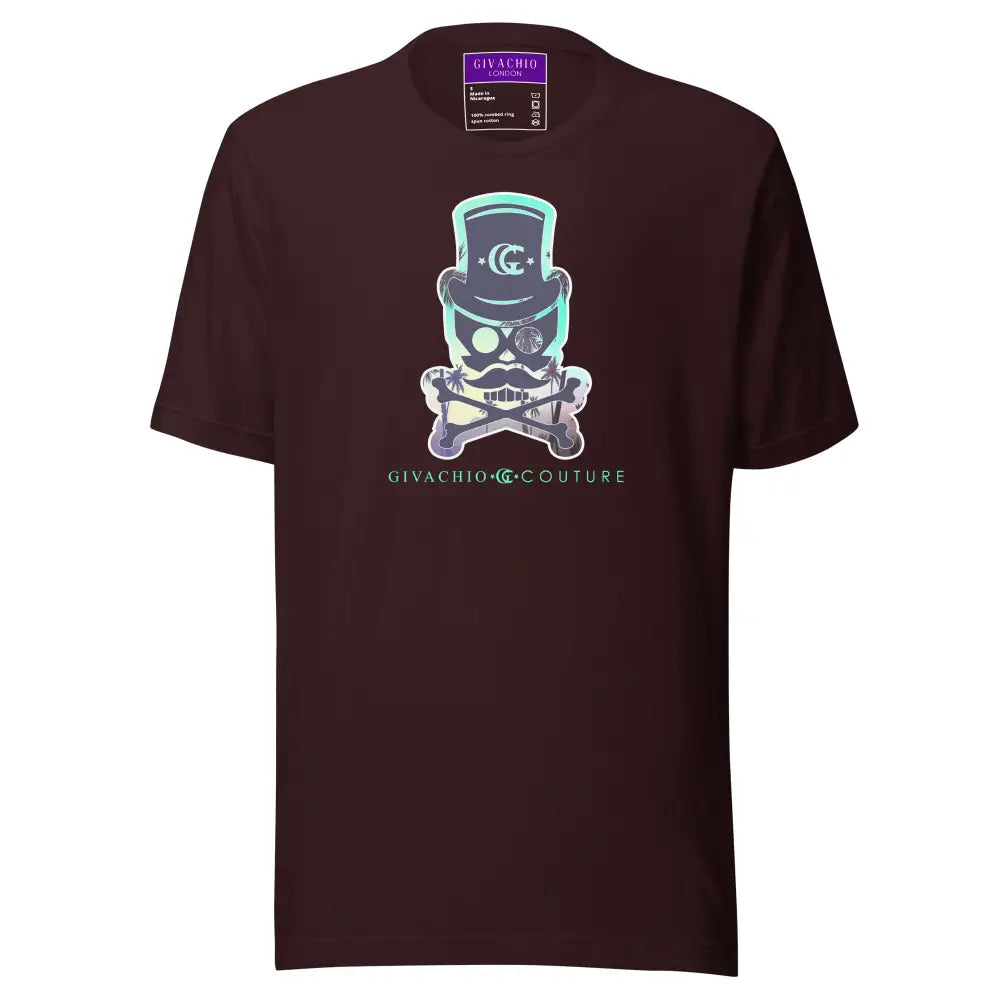 Skyure Skull T-Shirt - Oxblood Black / S - T-Shirts