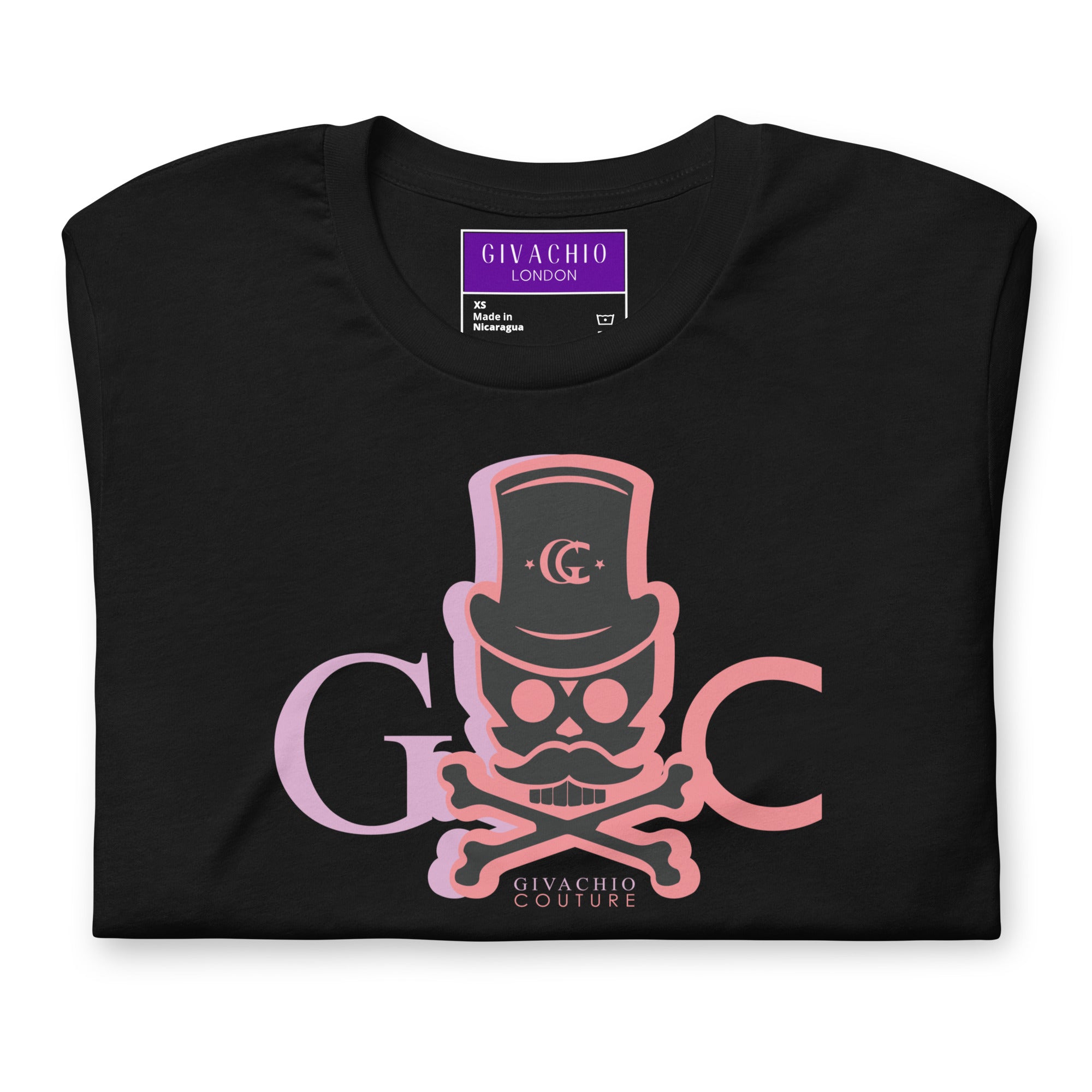 Skull faded T-Shirt | Givachio | Designer T-Shirts | Clothing | UK London Edinburgh Glasgow