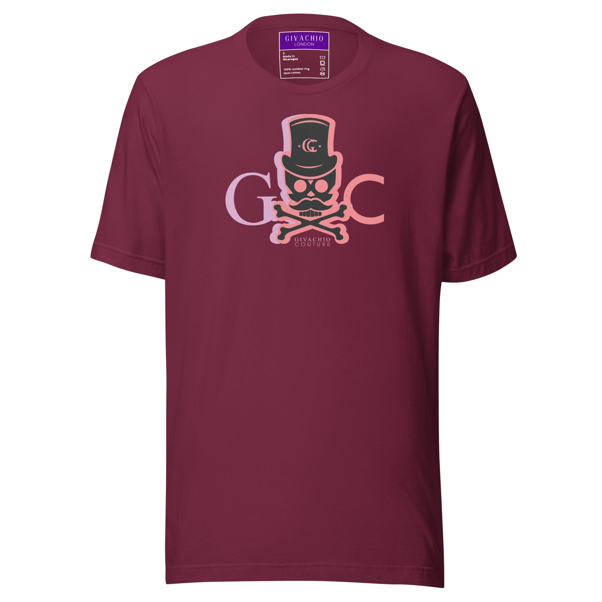 Skull faded T-Shirt | Givachio | Designer T-Shirts | Clothing | UK London Edinburgh Glasgow
