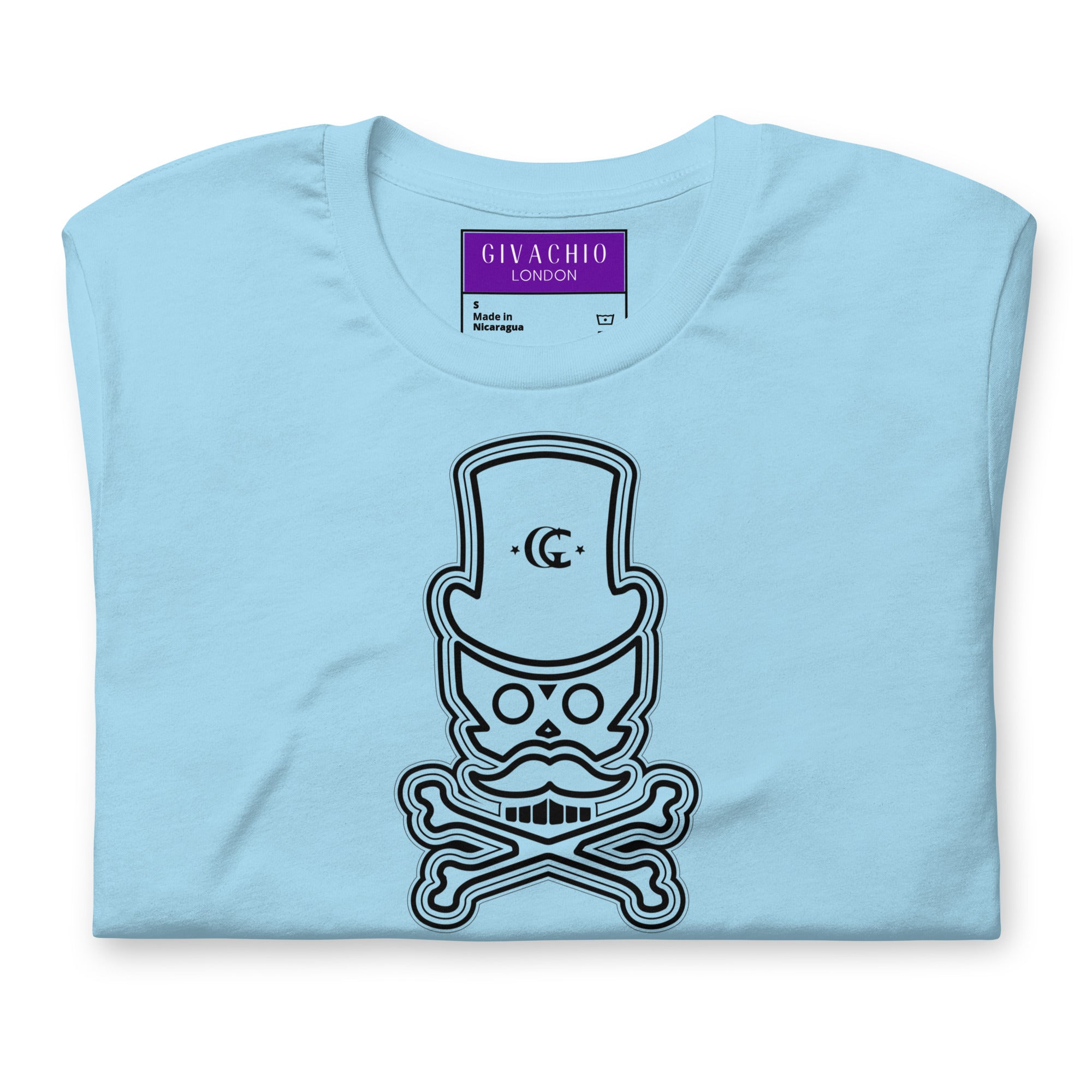Noir Skull T-Shirt | Givachio | Designer T-Shirts | Clothing | UK London Edinburgh Glasgow