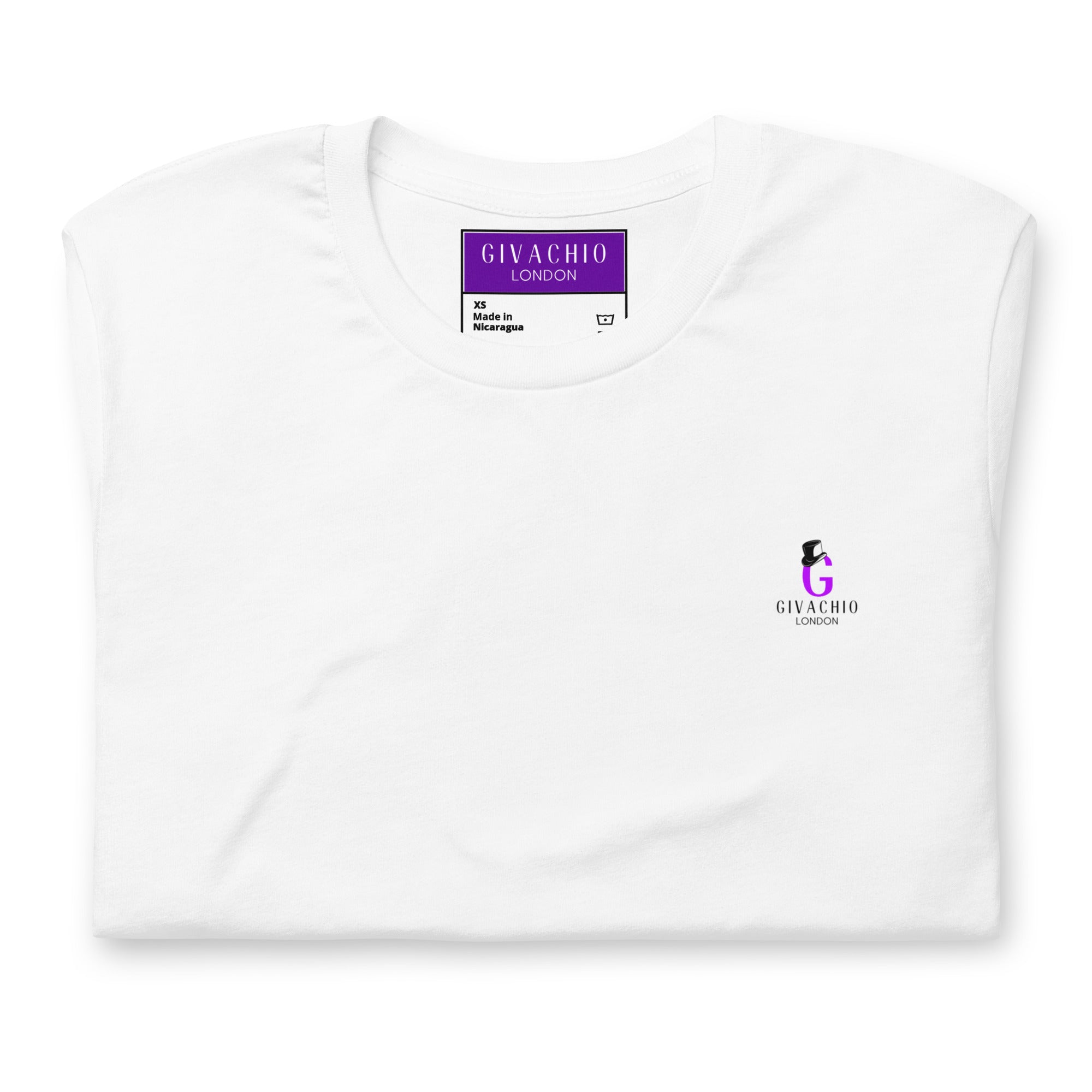G Swish Hat Purple T-Shirt | Givachio | Designer T-Shirts | Clothing | UK London Edinburgh Glasgow