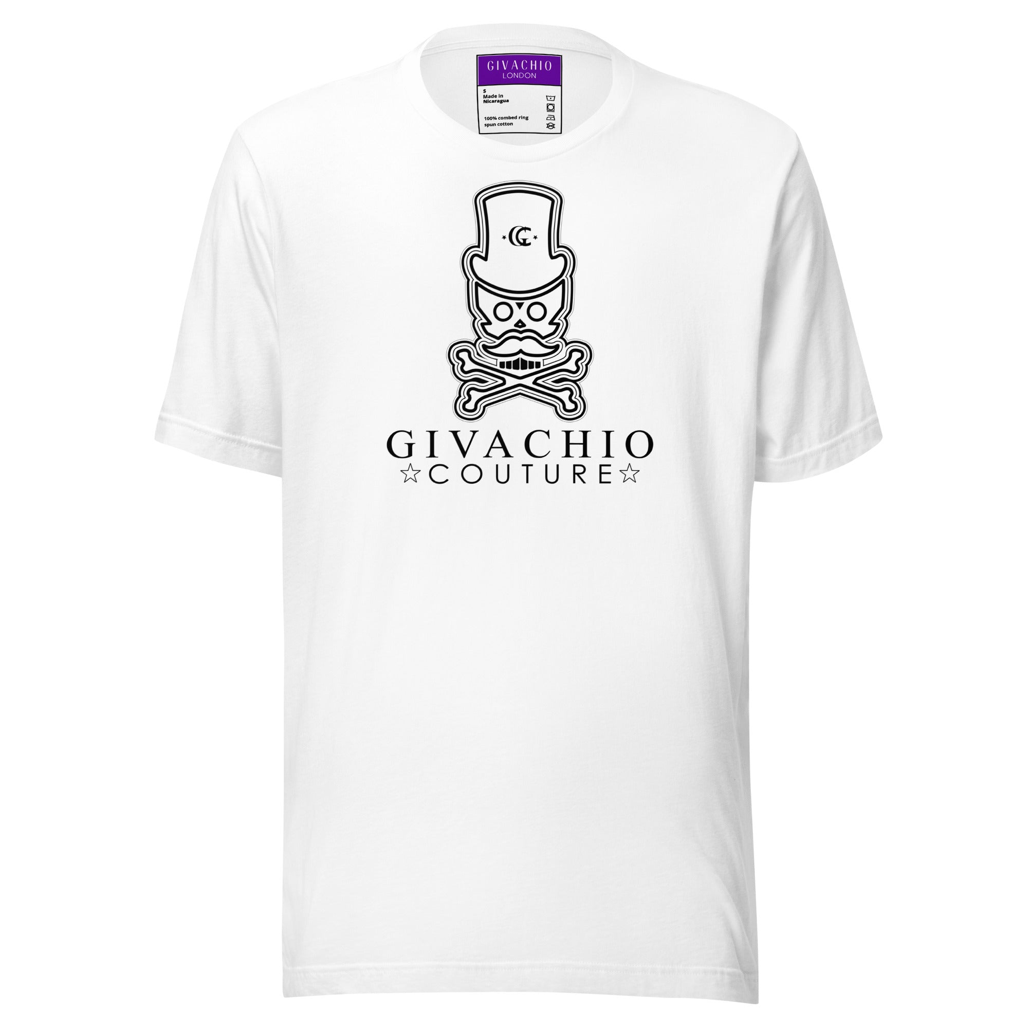 Noir Skull T-Shirt | Givachio | Designer T-Shirts | Clothing | UK London Edinburgh Glasgow