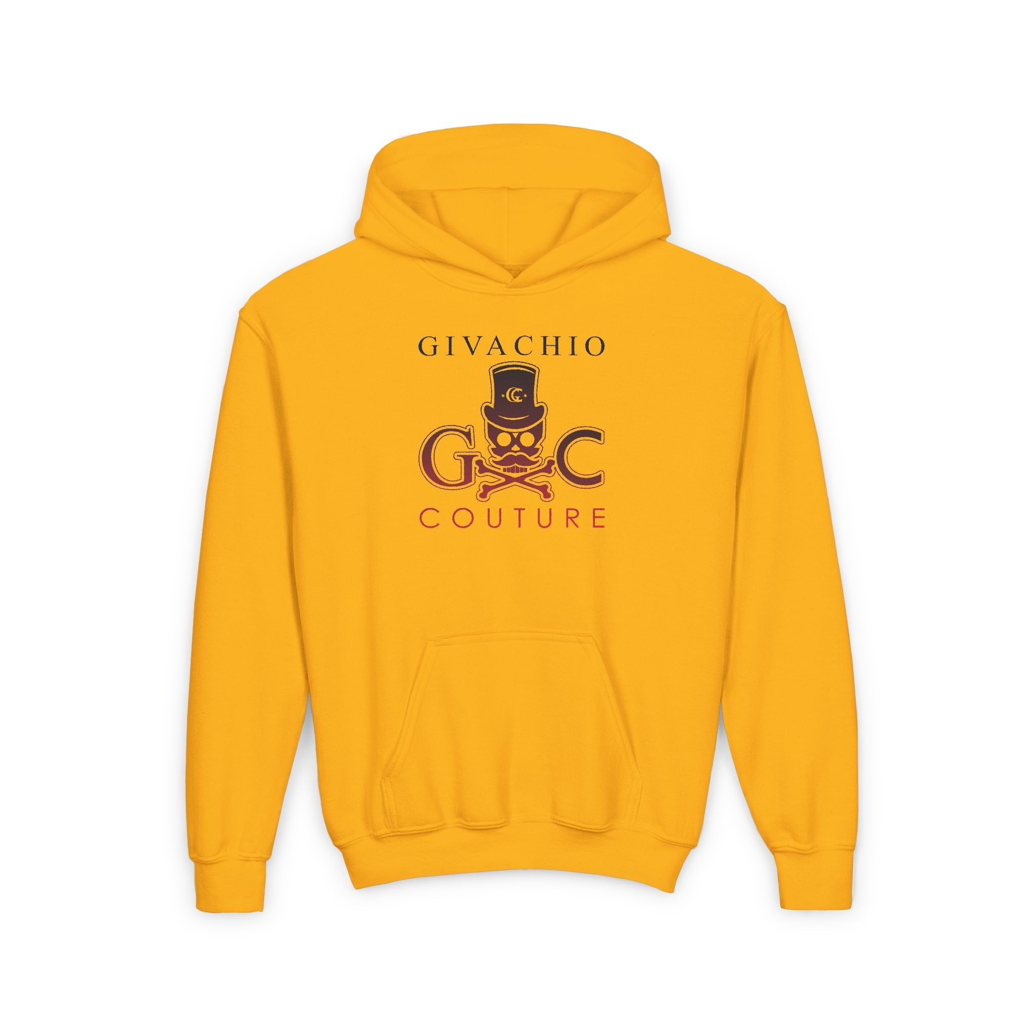 Designer Clothing London | Crimson Hues Skull Youth Hoodie | Givachio