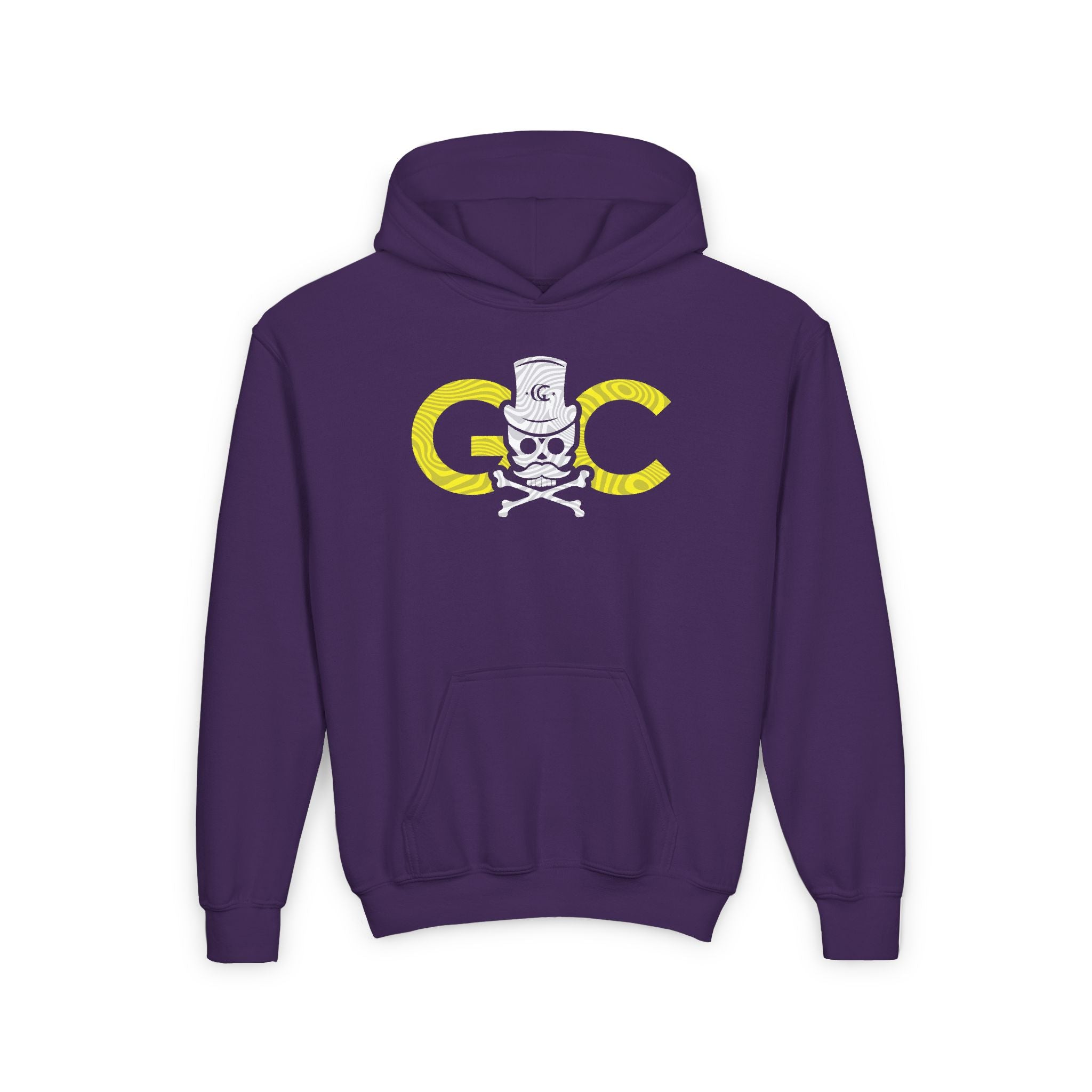 Black GC Skull Treasure Youth Hoodie