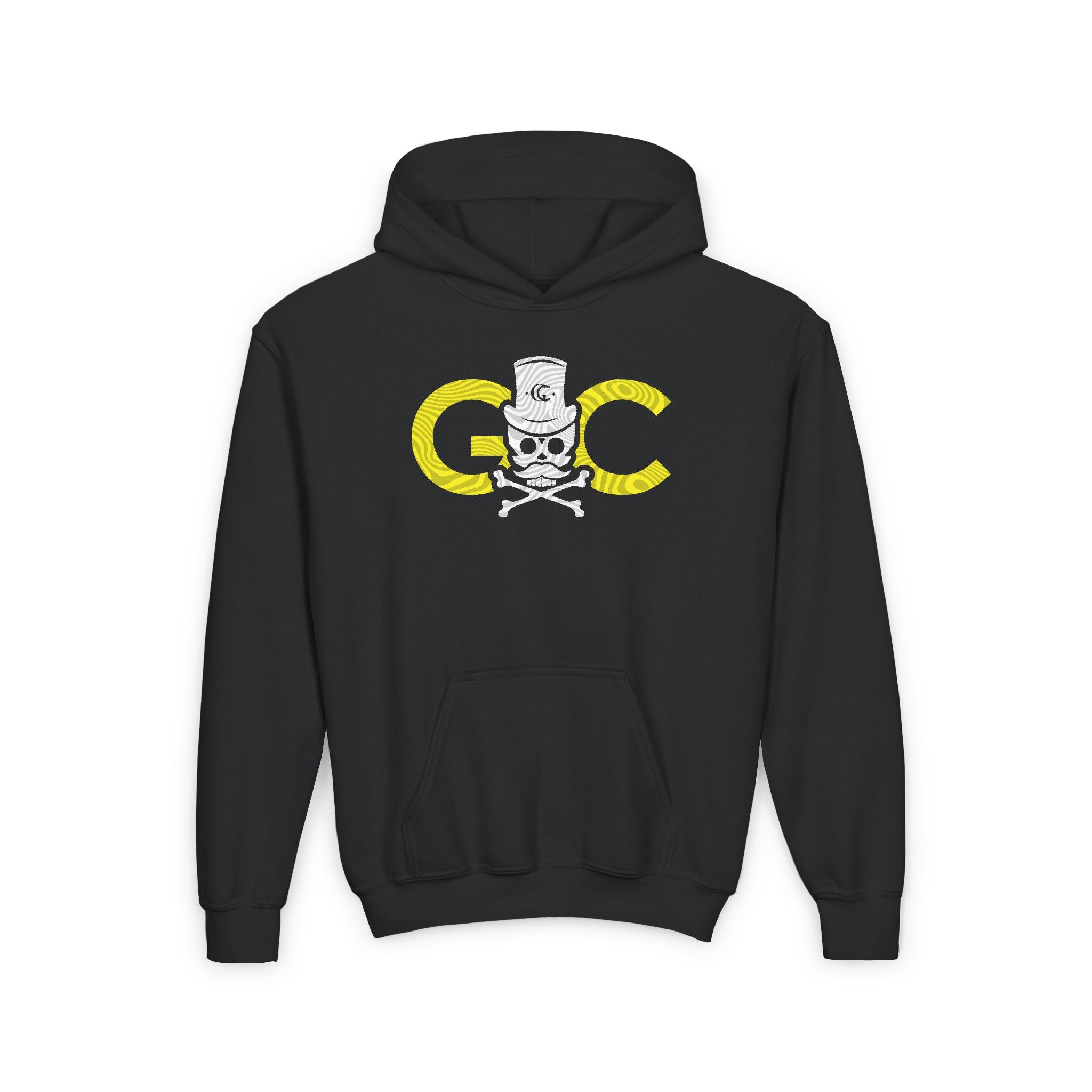 Black GC Skull Treasure Youth Hoodie