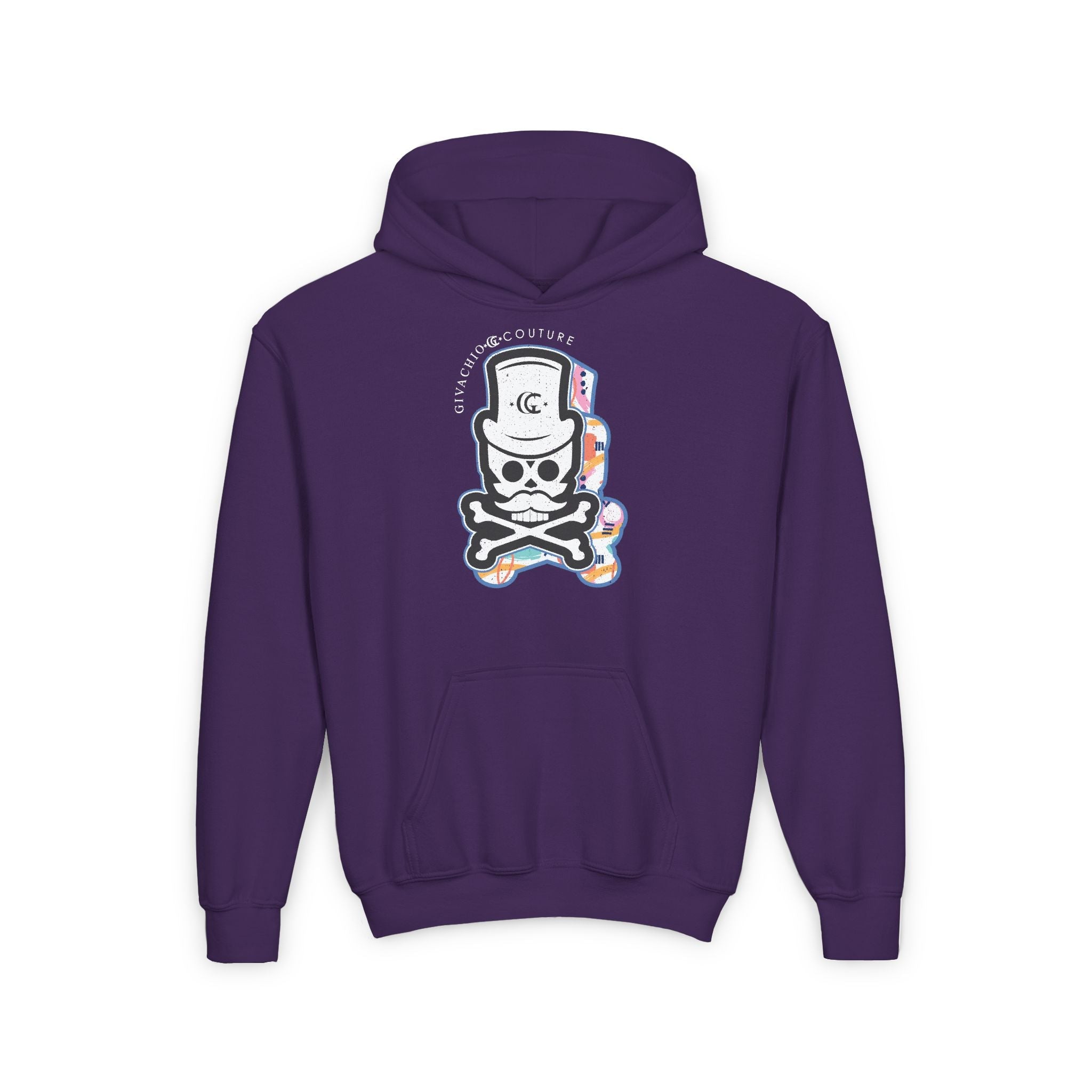 Designer Clothing London | Patch Up Skull Youth Hoodie | Givachio