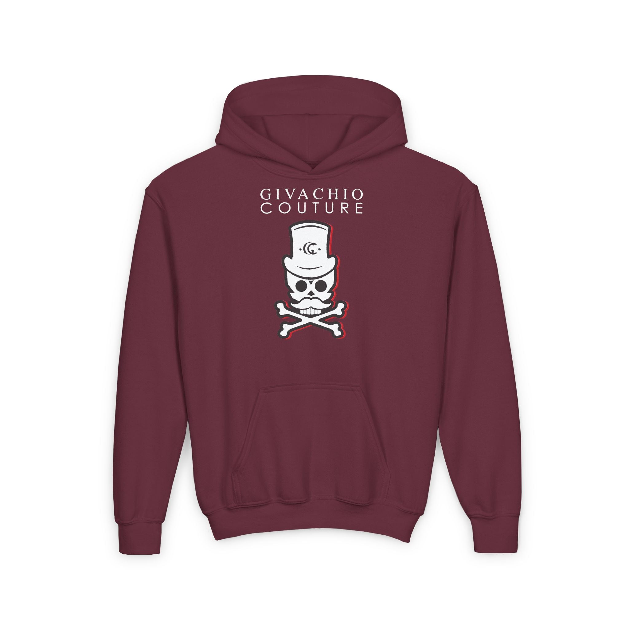 Black Cherry Skull Youth Hoodie