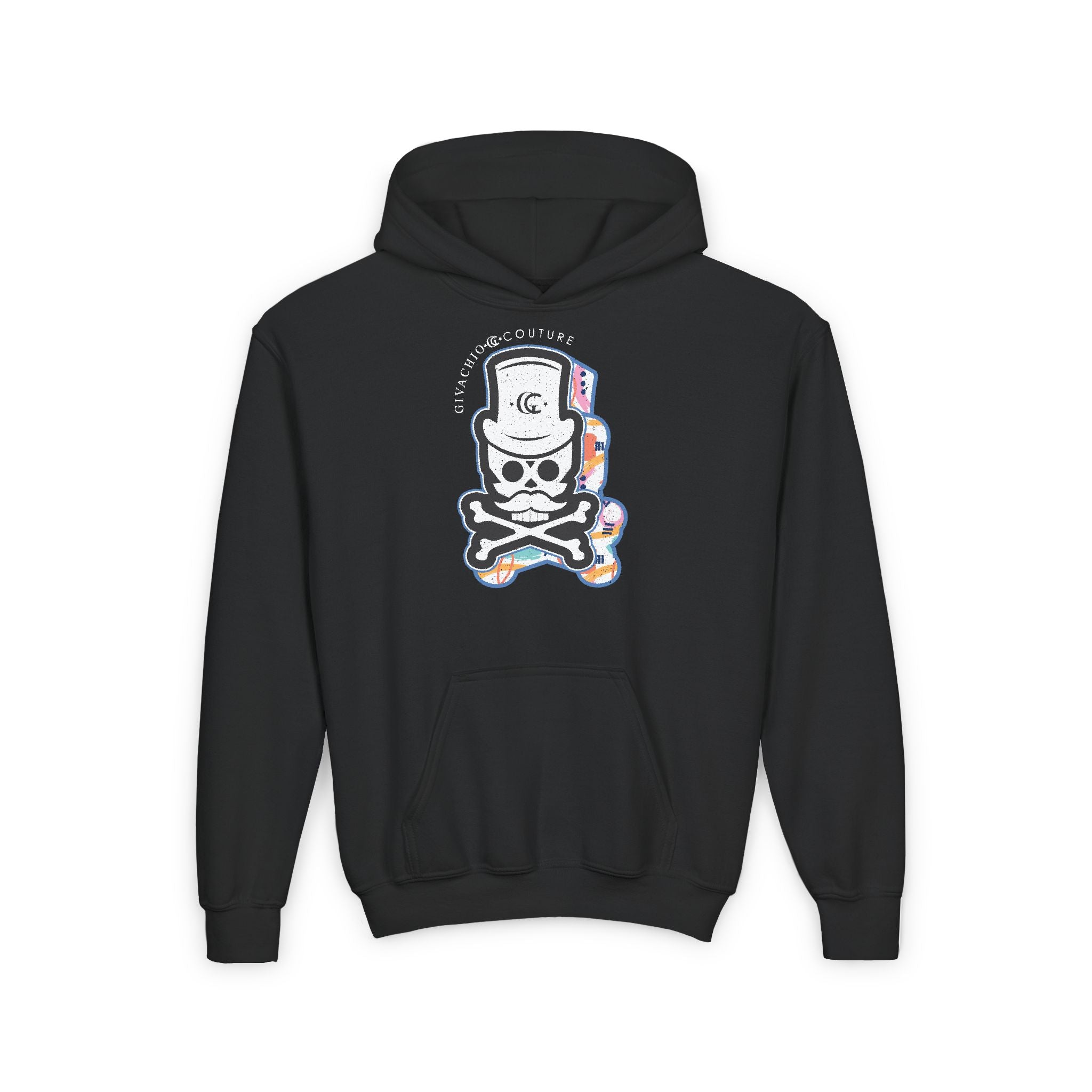 Designer Clothing London | Patch Up Skull Youth Hoodie | Givachio