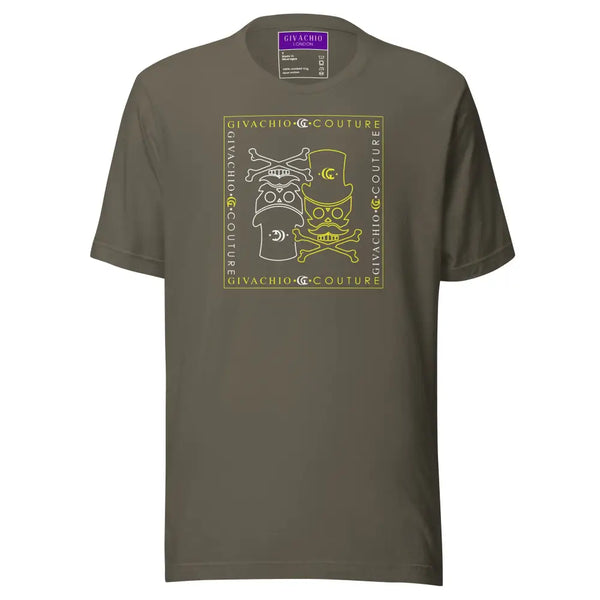 Atomic Skull T-Shirt - Army / S - T-Shirts