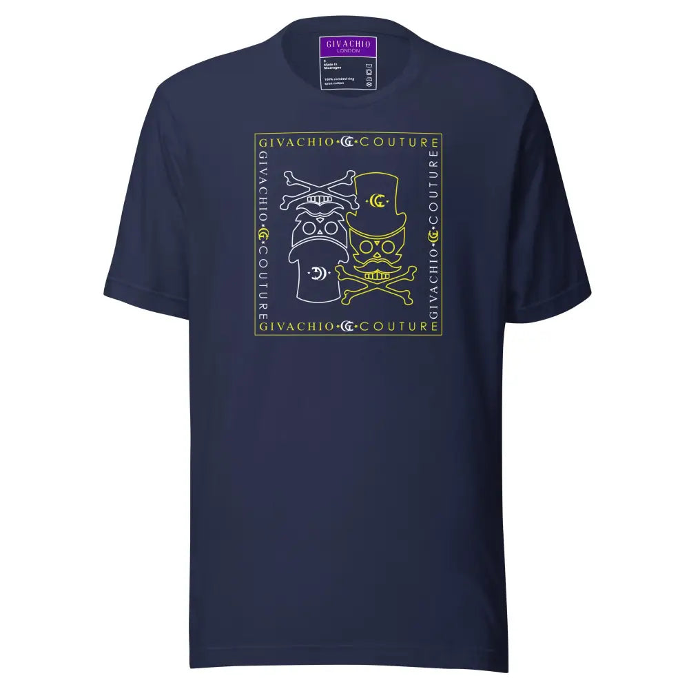 Atomic Skull T-Shirt - Navy / S - T-Shirts