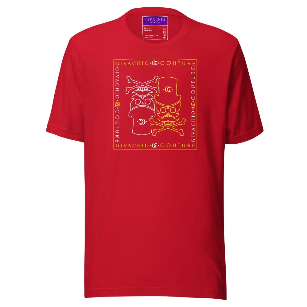 Atomic Skull T-Shirt - Red / S - T-Shirts