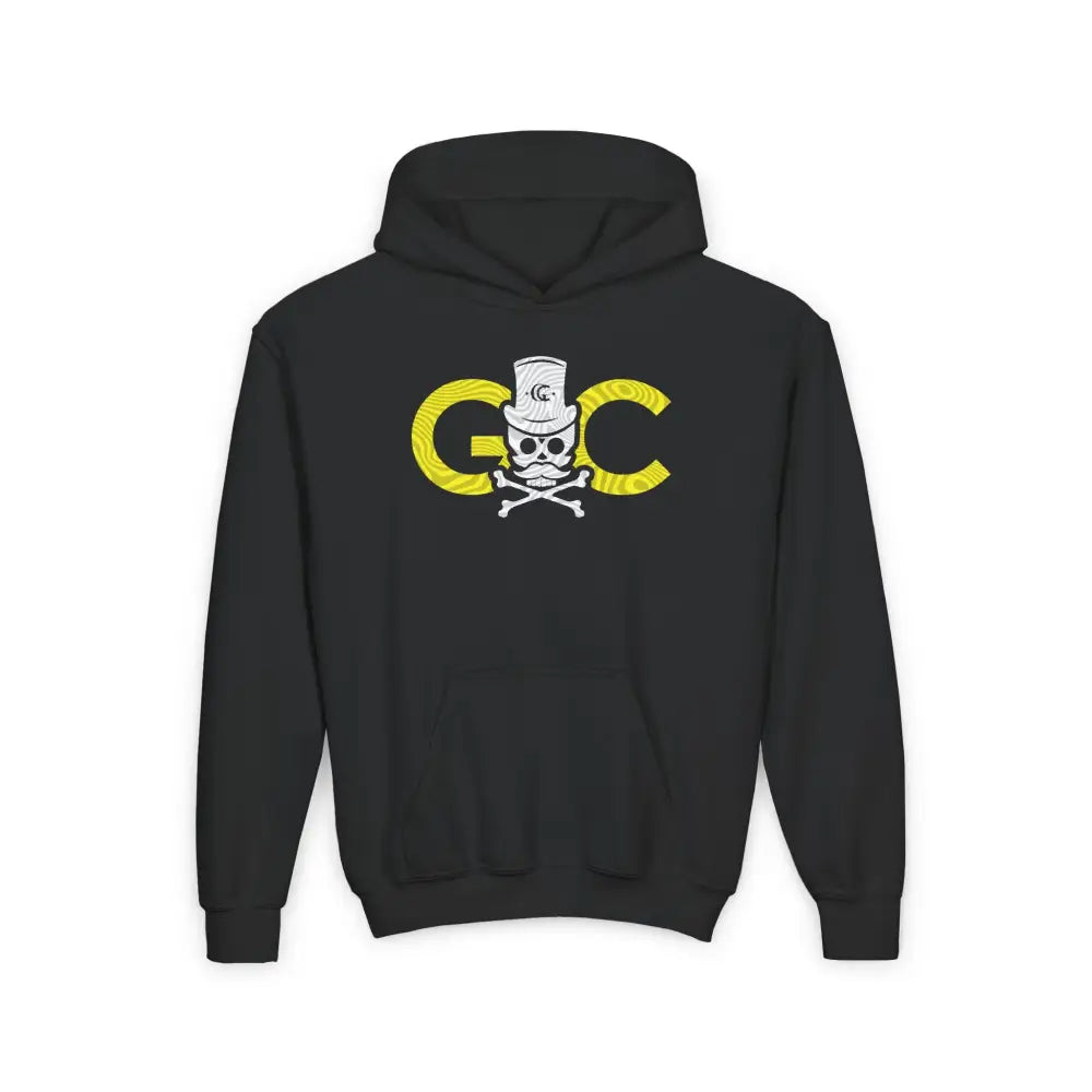 Black GC Skull Treasure Youth Hoodie - S / Kids clothes