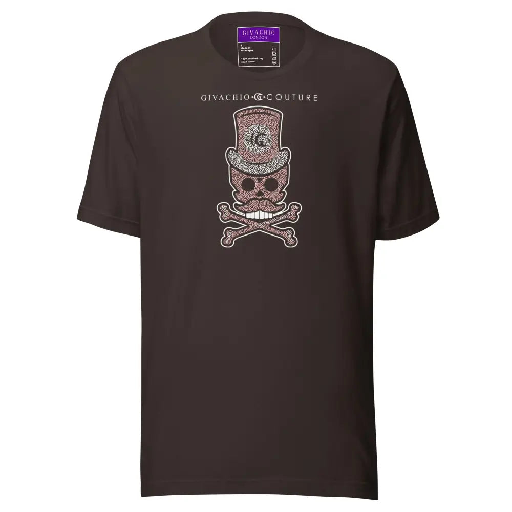 Bone Pink Skull T-Shirt - Brown / S - T-Shirts