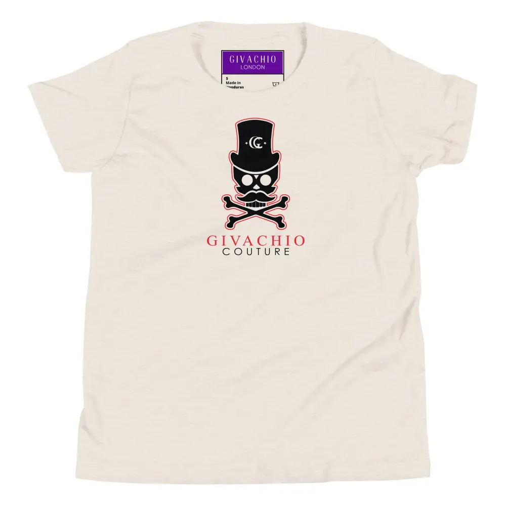 Deep Black Skull Youth T-Shirt | Givachio | Designer T-Shirts | Clothing | UK London Edinburgh Glasgow
