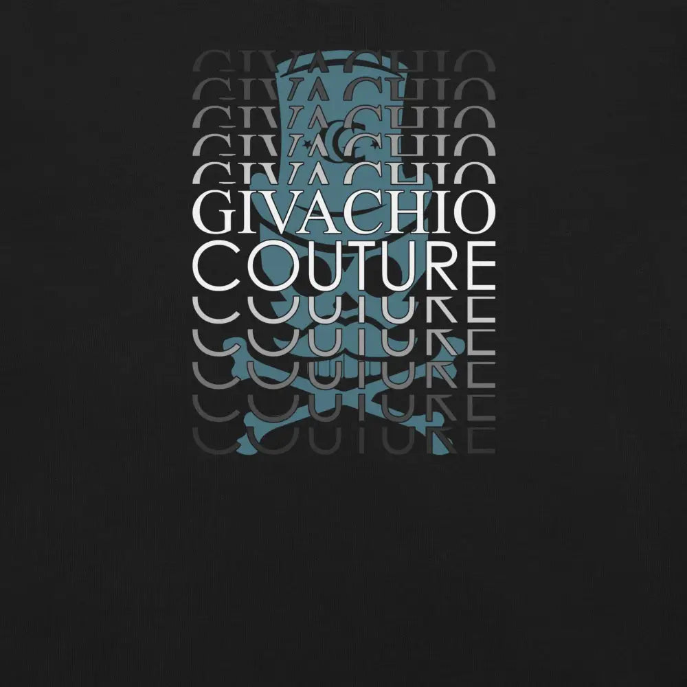 Designer Clothing London | Black Casual Skull knot T-Shirt | Givachio - T-Shirts