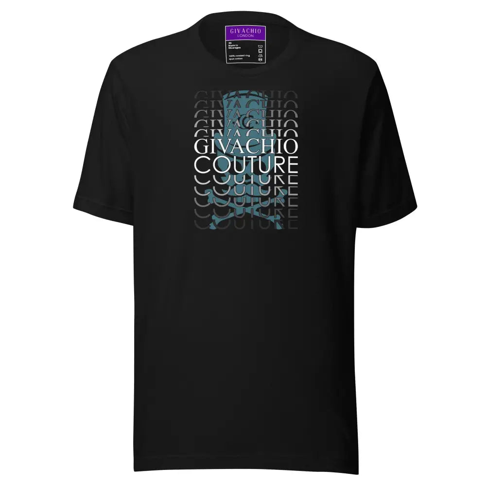 Designer Clothing London | Black Casual Skull knot T-Shirt | Givachio - XS - T-Shirts