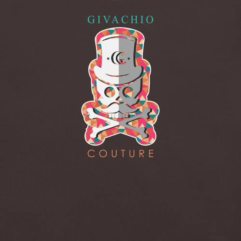 Designer Clothing London | Patch Red Skull T shirt | Givachio - T-Shirts