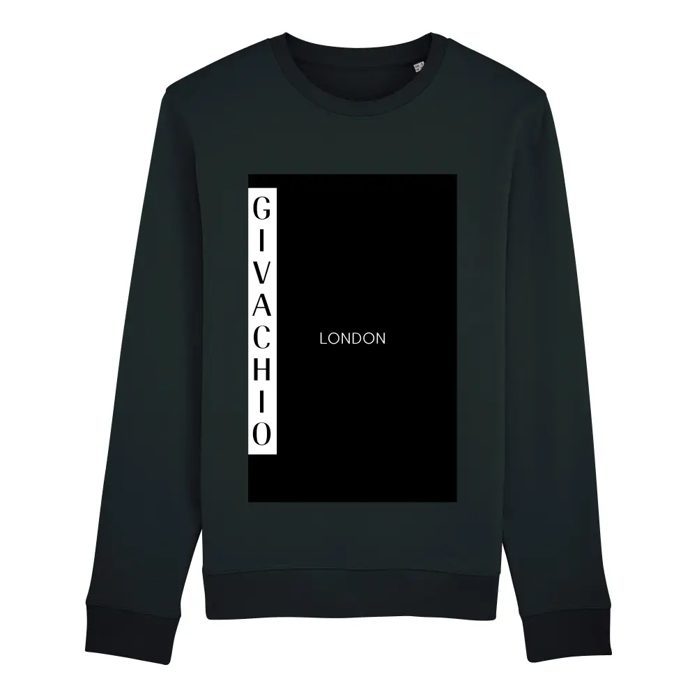 Designer Clothing London | Side Logo and Print - Sweatshirt | Givachio - T-Shirts